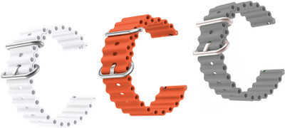 PUNAK 22MM Smart Watch Strap Belt for BOATT Wave Armour Smart Watch Strap(Mullti Color)