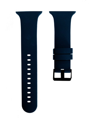 Colorcase Soft Silicone Strap Compatible with Pebble Forte Smart Watch Smart Watch Strap(Blue)