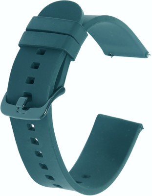 Colorcase Silicon Strap Compatible with Boult Trail Smart Watch Smart Watch Strap(White, Green)
