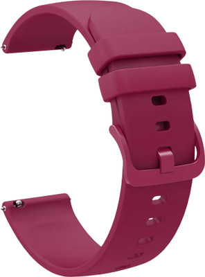 ACM Watch Strap Silicone Color Hook for Boat Ultima Call Max Smartwatch Belt Band Purple Smart Watch Strap(Purple)
