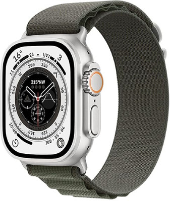 TRENDINGVIEW Nylon fabric Alpine Adjustable woven loops with Titanium Metal G-Hook 44 mm Fabric Watch Strap Smart Watch Strap(Mullti Color)