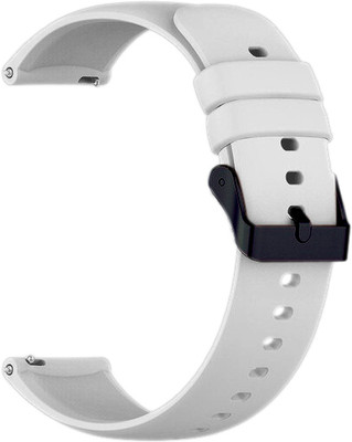 Melfo Black Clip Rubber Strap Compatible with Maxima Max Pro Prime Smart Watch Smart Watch Strap(Grey)