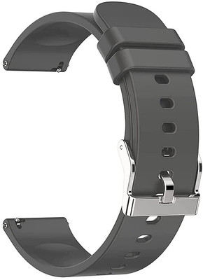 Melfo Soft Silicone Strap Compatible with Boat Wave Convex Smart Watch Smart Watch Strap(Grey)