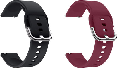 ACM Pack of 2 Watch Strap Hook for Gionee Stylfit Gsw10 Pro (Black/Purple) Smart Watch Strap(Mullti Color)