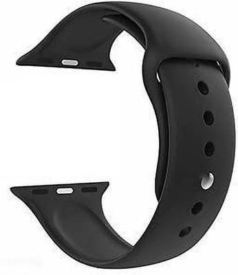 HelloX Watch Strap Silicone Belt 42/44 mm Compatible All Watch Smartwatch Sports Band Smart Band Strap(Black)