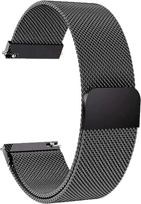 Upthrust Watch Strap Steel Regalia Black Panther 20mm (Black) Smart Watch Strap(Black)