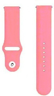 BLACK LOVIES 20 MM Soft Silicon Strap Compatible With AMAZE FIT GTR (42 MM) Smart Watch Strap(Pink)