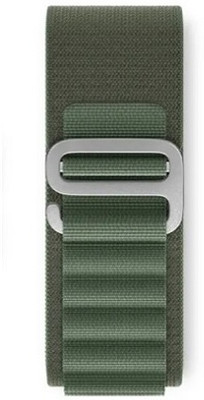 Melfo Nylon Loop Compatible with Noise Core 2 Buzz Smart Watch Strap(Green)