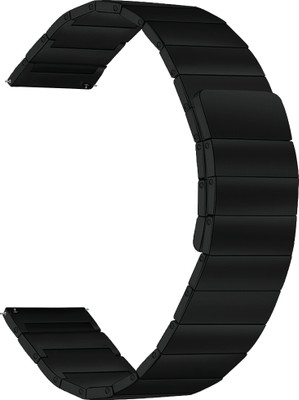 ACM Watch Strap Magnetic Steel for Ambrane Fitshot Loop Smartwatch Black Smart Watch Strap(Black)