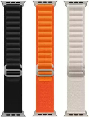 Like Star Alpine Loop Nylon Bands/Straps Compatible with Watch 49mm 45mm 44mm 42mm Men & Women, Adjustable Strap with Metal G-Hook Premium Strap for iWatch Ultra Series SE 8 7 6 5 4 3 2 1 (Only Alpine Loop Strap, Watch NOT Included) Smart Watch Strap(Black, Orange, White) Like Star Alpine Loop Nylon Bands/Straps Compatible with Watch 49mm 45mm 44mm 42mm Men & Women, Adjustable Strap with Metal G-Hook Premium Strap for iWatch Ultra Series SE 8 7 6 5 4 3 2 1 (Only Alpine Loop Strap, Watch NOT Included) Smart Watch Strap(Black, Orange, White)