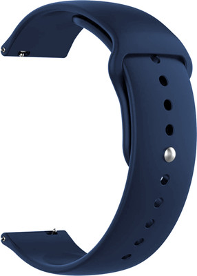 ACM Watch Strap Silicone Belt for |Fireboltt Talk 2 Bsw042 Smartwatch Dark Blue Smart Watch Strap(Blue)