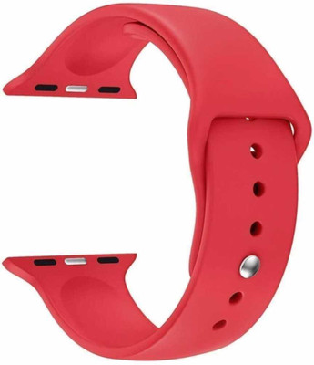 Snig Watch Strap Compatible with Apple Watch Straps 38mm 40mm Silicone Smart Watch Band Smart Watch Strap(Red)