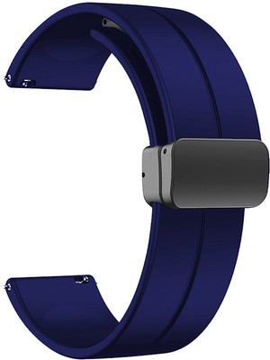 BLACK LOVIES 22MM Magnetic Silicon Smart Watch Band Strap Smart Watch Strap(Blue)