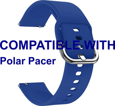 ACM WSM8H20DBL3901 Watch Strap Hook Belt 20mm for Polar Pacer Smartwatch Dark Blue Smart Watch Strap(Blue)