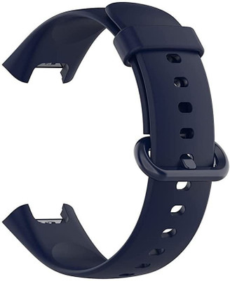 RUPELIK Soft Silicone Watch Strap Compatible for Redmi/Mi Watch 2 Lite/Xiaomi Mi Watch Lite/Redmi GPS (Black) Smart Watch Strap(Blue)