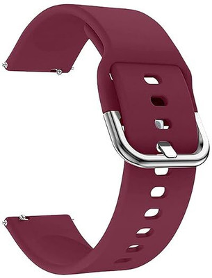 JOBINKA 19mm Metal Lock Strap Compatible with Noise Colorfit Pro 2/oxy/Pluse/ Boat Storm Smart Watch Strap(Red)