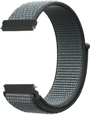 Colorcase Nylon Strap Compatible With Boat Wave Pro 1.69 Smart Watch Smart Watch Strap(Grey)