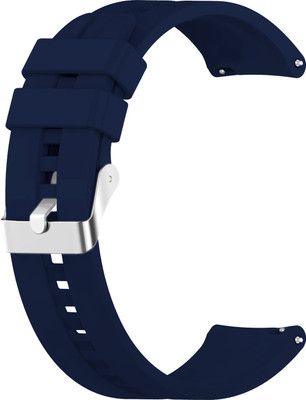 ACM Watch Strap Silicone Hook for Hammer Pulse Ace Smartwatch Band Dark Blue Smart Watch Strap(Blue)