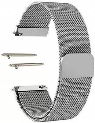 RUPELIK 22mm Magnetic Strap for Sam Watch(46mm) Gear S3 Frontier & Classic Smart Watches Smart Watch Strap(Silver)