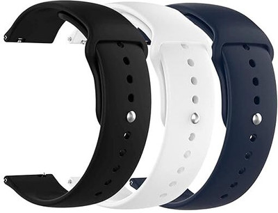 Bynoo Silicone Sports Strap Band Compatible for Amazfit Stratos Stratos 3+ GTR 3 Pro GTR 3 GTR 2e GTR 2 Nexo/Pace Combo Multi Pack of 3 Smart Watch Strap(Black, White, Blue) Bynoo Silicone Sports Strap Band Compatible for Amazfit Stratos Stratos 3+ GTR 3 Pro GTR 3 GTR 2e GTR 2 Nexo/Pace Combo Multi Pack of 3 Smart Watch Strap(Black, White, Blue)