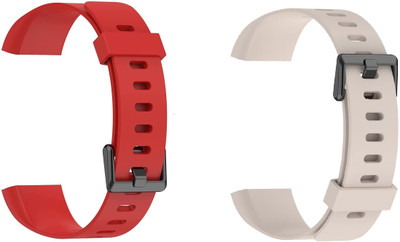 AUDICE Replacement Band Strap For smart Band Strap RMA183 With Metal Buckle Smart Band Strap(Brown, Red)