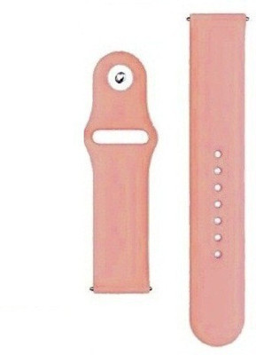 BLACK LOVIES 22 MM Soft Silicon Smartwatch Strap Compatible With AMAZE FIT PACE. Smart Watch Strap(Pink)