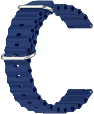 Melfo Soft Rubber Strap Compatible with V2a Cimo 1 Smart Watch Strap(Blue)