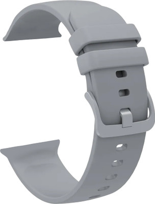 ACM Sliding Watch Strap Silicone Color Hook for Itel ‎2 Ultra Smartwatch Belt Band Grey Smart Watch Strap(Red)