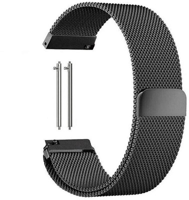 PUNAK 20 MM METAL MAGNETIC STRAP Smart Watch Strap(Black)