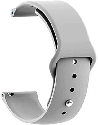 PUNAK 20MM SOFT SILICON BELT Smart Watch Strap(Grey)
