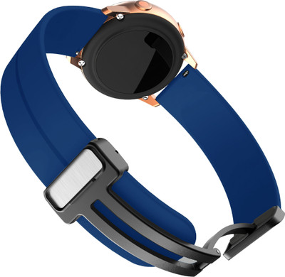 ACM Watch Strap Magnetic Clasp for Fire-Boltt Apollo 2 Bsw147 Smartwatch Dark Blue Smart Watch Strap(Blue)