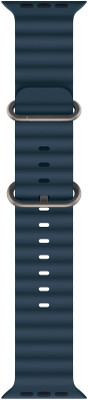 Speeqo 42/44/45/49MM Smooth Soft Silicon sport Belt for Series Ultra/8/7/6/5 Smart Watch Strap(Blue)