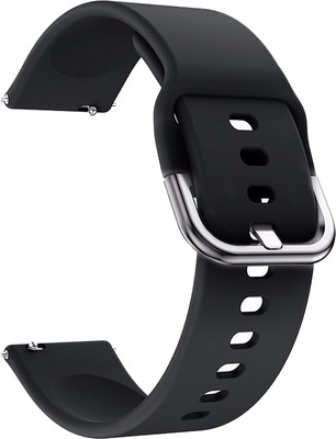 ACM Watch Strap Hook Belt for Garmin Forerunner 245 Smartwatch Band Black Smart Watch Strap(Black)