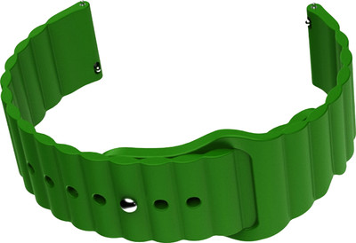 ACM Watch Strap Wave Belt for Hammer Pulse 5.0 Smartwatch Band Green Smart Watch Strap(Green)