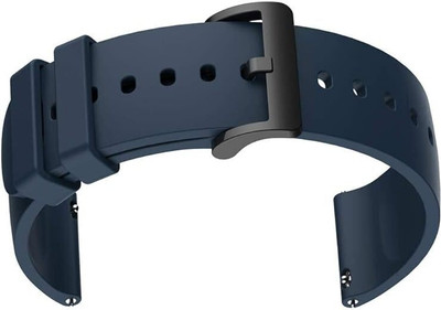RUPELIK Soft Silicone Flexible and Comfortable 18mm Watch Strap Suitable For All 18mm Watches Smart Watch Strap(Blue)