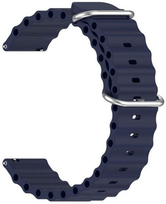 KHR Soft Silicone Strap Band For Amazfit GTR 4 Ocean Smart Watch Strap(Blue)