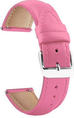 ACM Watch Strap Leather Belt for FireBoltt Supernova Bsw083 (OLD 22MM NON-SLIDING MODEL BEFORE SEPT 2023) Smartwatch Pink Smart Watch Strap(Pink)