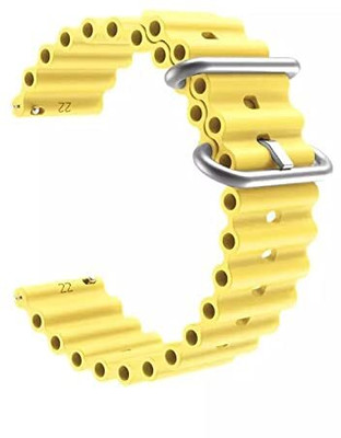 APNA KANHA Smart Watch Band Size 22 mm Smart Watch Strap(Yellow)