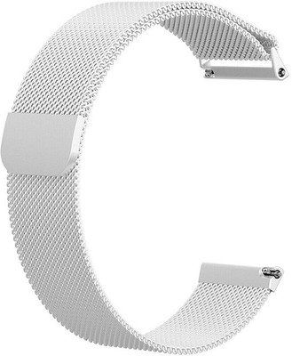 Melfo New-Mesh Strap Compatible For Boat Wave Elite Smart Watch Strap(Silver)