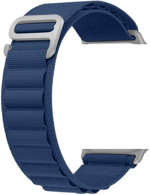 Melfo Nylon Loop Strap Compatible with Boat Wave Glory Smart Watch Smart Watch Strap(Blue)