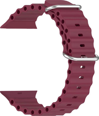 ACM Sliding Watch Strap Silicone Smart for Crossbeats Ignite Cube watch Purple Smart Watch Strap(Purple)