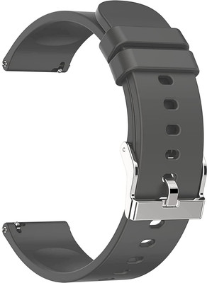 Melfo Soft Silicone Strap Compatible with Maxima Max Pro Brave Smart Watch Strap(Grey)