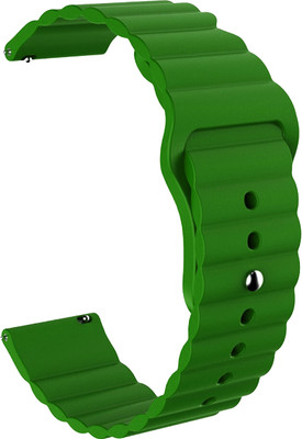 ACM Watch Strap Wave Belt for Fireboltt Ninja Call Pro Plus Bsw053 Smartwatch Green Smart Watch Strap(Green)