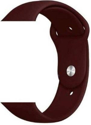 ARIOES Soft Silicone Sport Strap Band for iWatch 42mm/44mm, Compatible with Watch Series 1/2/3/4/5 Smart Watch Strap(Red)