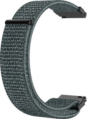 ACM Watch Strap Nylon Loop for Amazfit Huami Gts A1914 Smartwatch Belt Grey Smart Watch Strap(Grey)