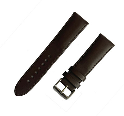 Melfo Synthetic Leather Strap Compatible with Minix Denver Smart Watch Smart Watch Strap(Black, Brown)