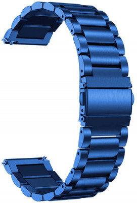 Big Wings 22mm Chain Strap Compatible with FIREBOLTT RING 2, (BSW006) SMARTWATCH Smart Watch Strap(Blue)
