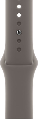 DailyObjects Clay Silicone Compatible With Apple WatchBand (42/44/45/49mm) Smart Watch Strap(Brown)