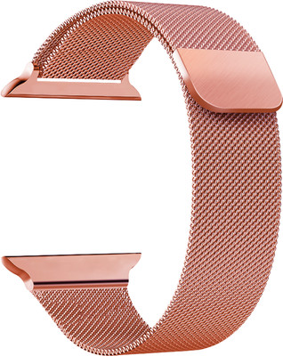 ACM Sliding Watch Strap Magnetic for Txor Blackout T55 Smartwatch Rose Gold Smart Watch Strap(Gold)