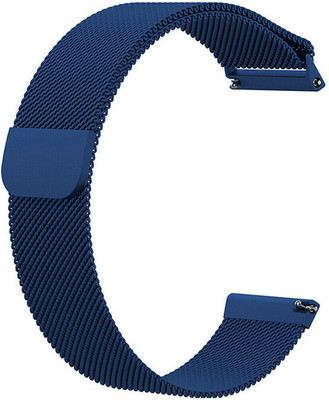 Melfo Mesh Strap Compatible with Ptron Force X12N Smart Watch Strap(Blue)